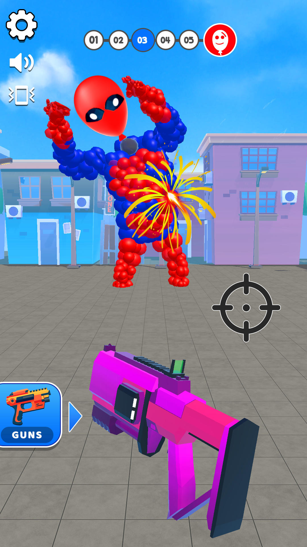 Crush Balloon: Shooting Game Game Screenshot