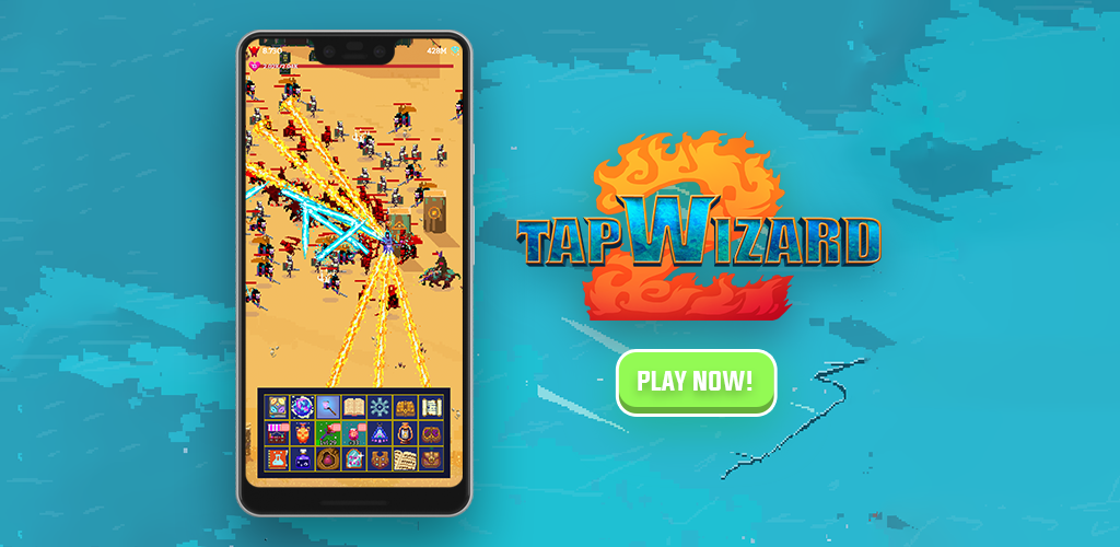 Banner of Tap Wizard 2: Idle Magic Game 