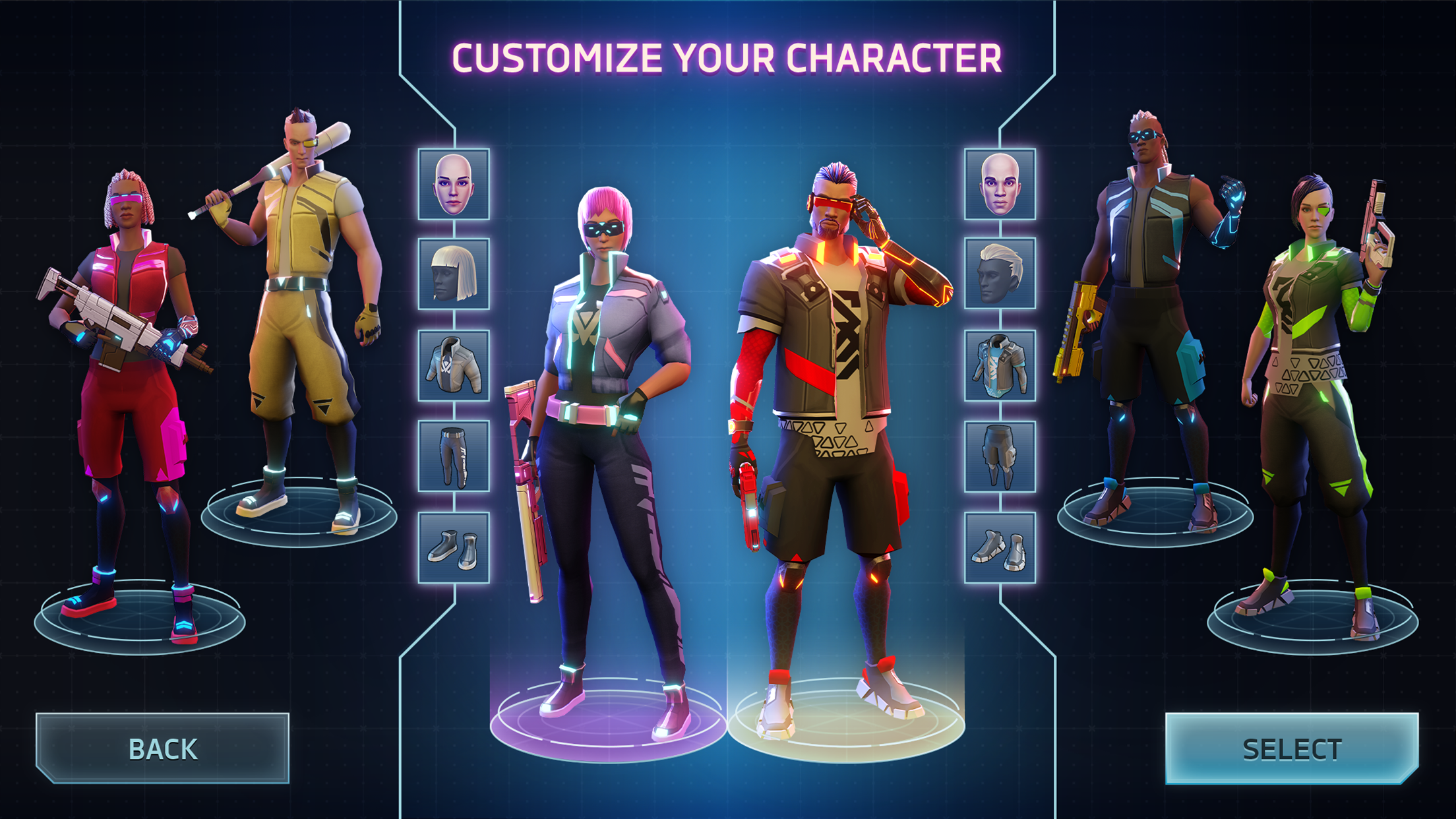 Cyberika: Action Cyberpunk RPG Game Screenshot