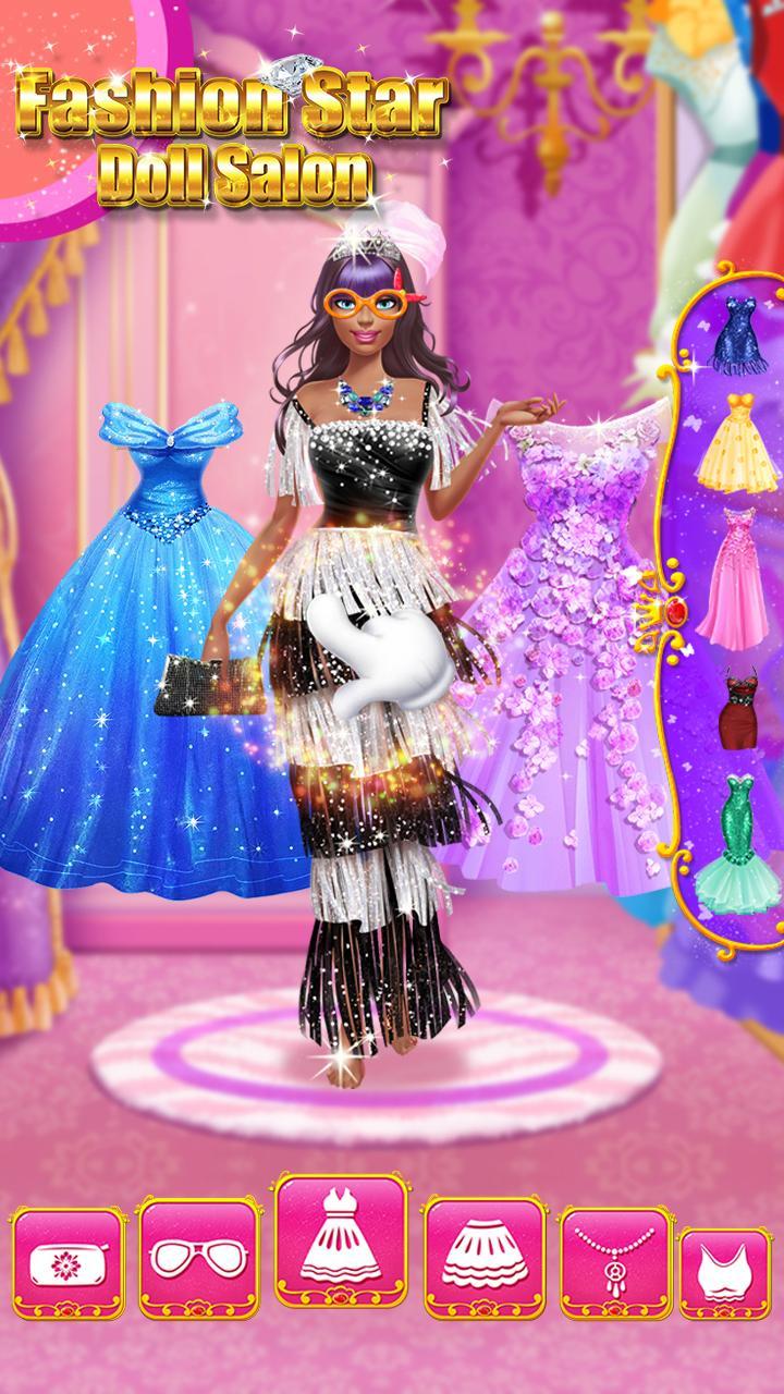 Cuplikan Layar Game Doll Makeover Salon