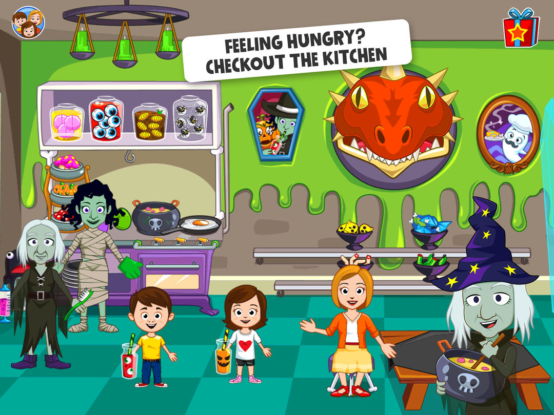Screenshot of My Town Halloween - Ghost game