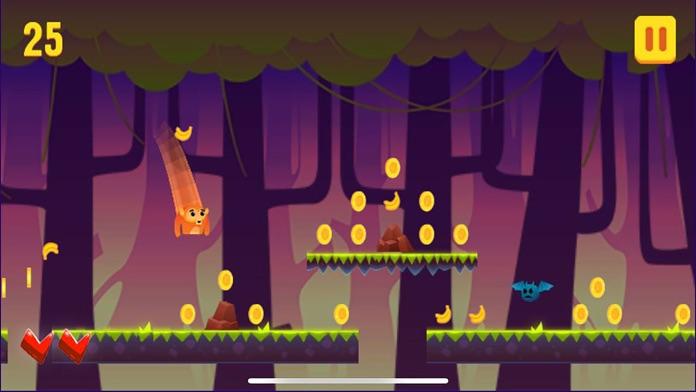 Monkey Banana Run Game Screenshot