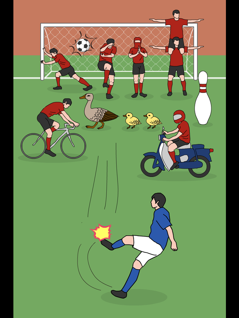 Cuplikan Layar Game Crazy Freekick