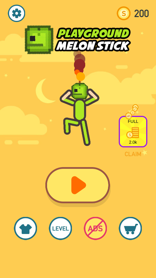 Screenshot 1 of Melon Stick War ကစားကွင်း 1.0