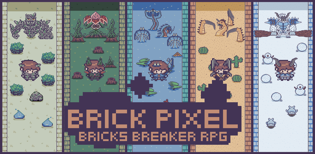 Banner of Bricks Pixel - Monster Bricks Breaker 戰鬥角色扮演遊戲 0.1.4