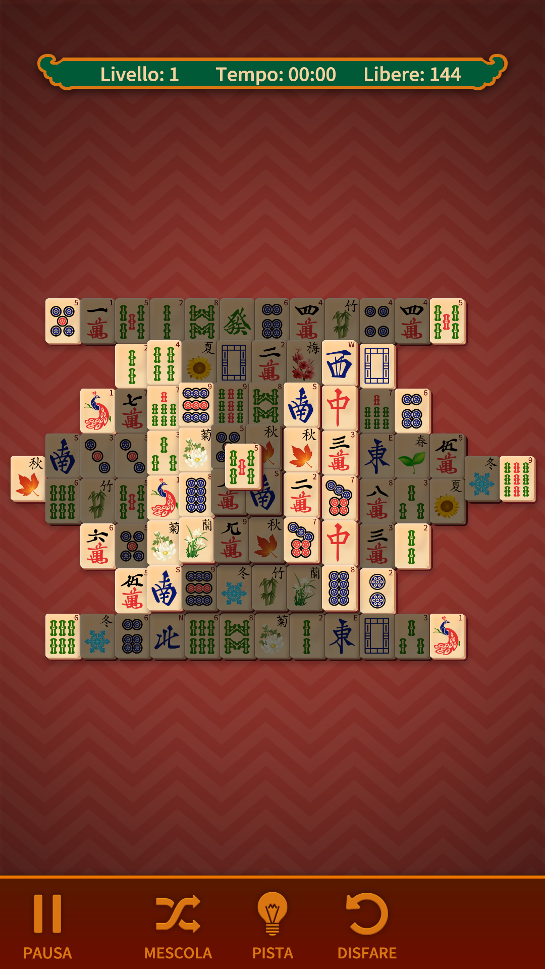 Screenshot 1 of Mahjong Solitario 1.1.32