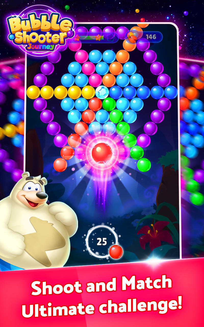 Bubble Shooter Journey Game Screenshot