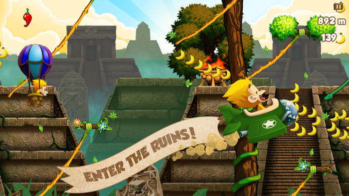 Benji Bananas HD screenshot game