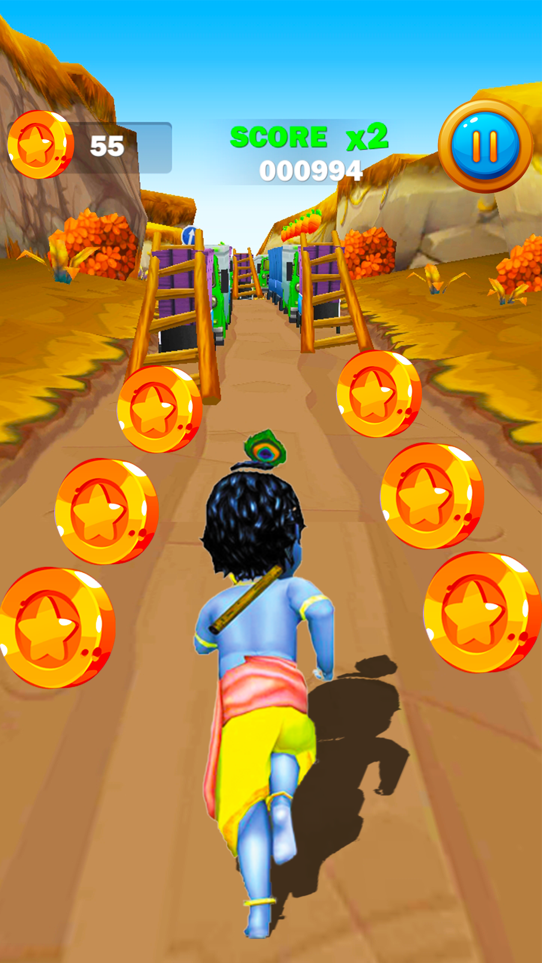 Screenshot of Krishna Little Boy Subway Dash