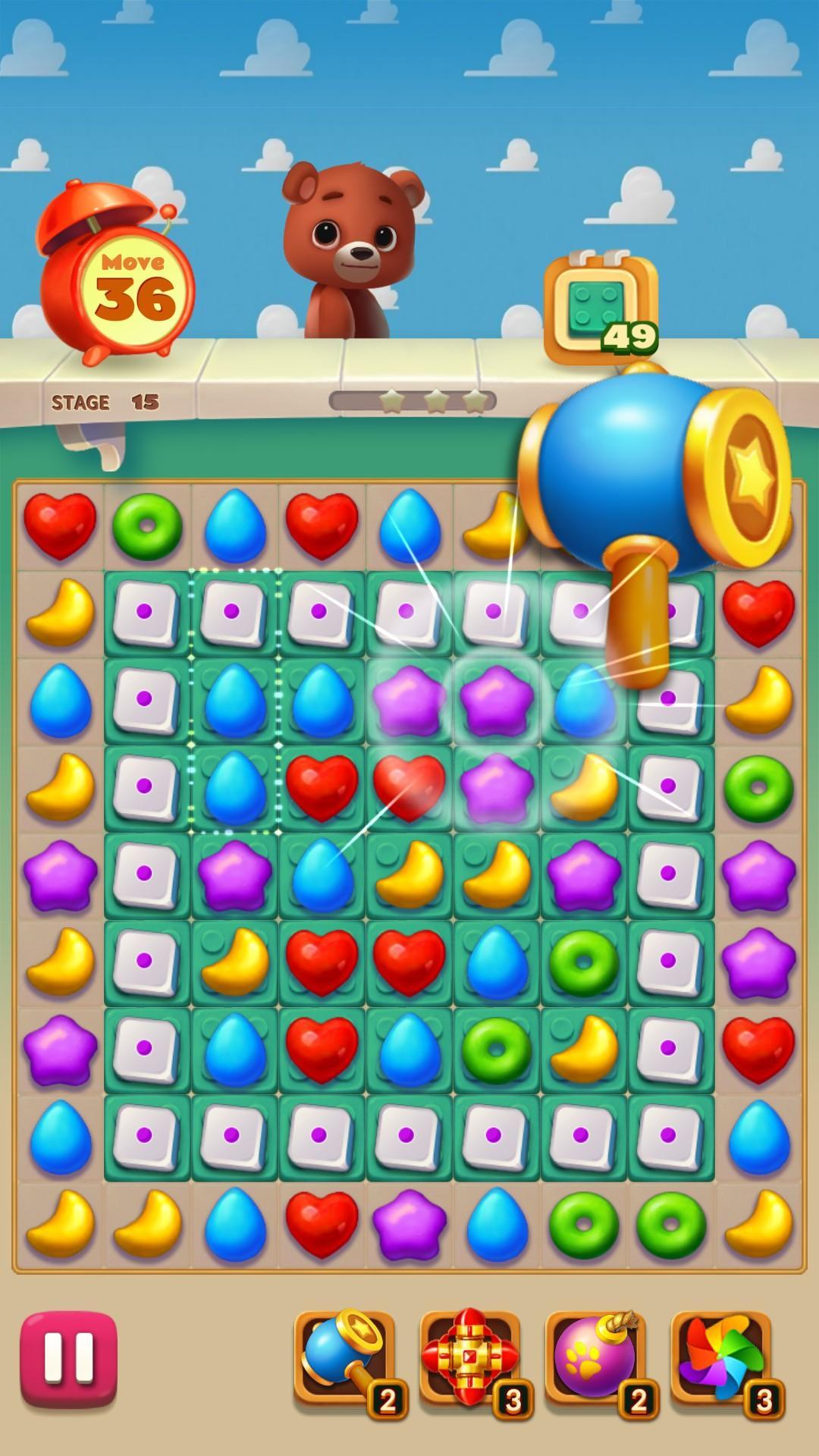 Toy Bear Sweet POP : Match 3 Puzzle Game Screenshot