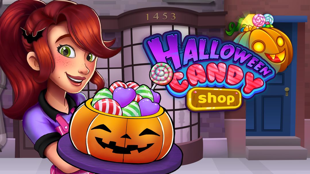 Halloween Candy Shop - Food Cooking Game 게임 스크린 샷