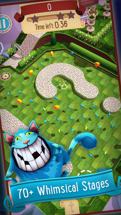 Screenshot of Alice in Wonderland Puzzle Golf Adventures