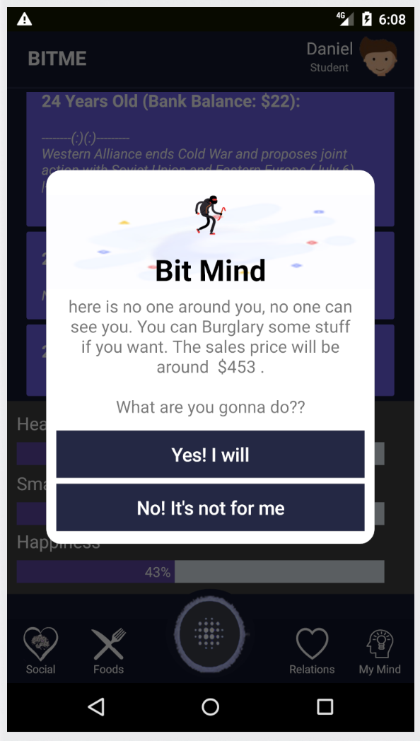BITMIND - Life Simulator : BiTmE 遊戲截圖