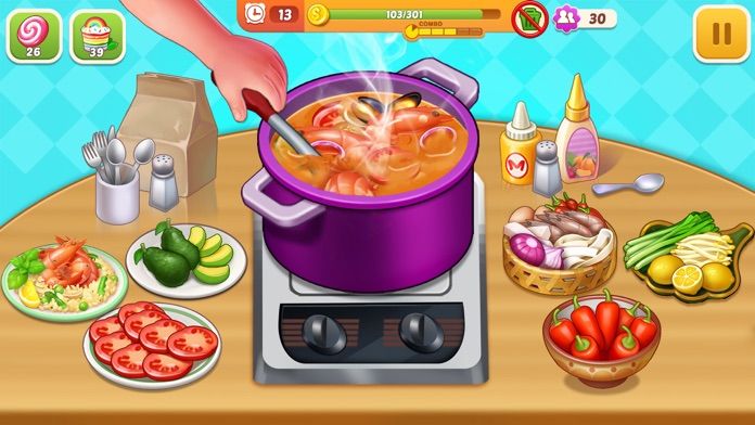 烹飪狂人-超瘋狂餐廳遊戲遊戲截圖