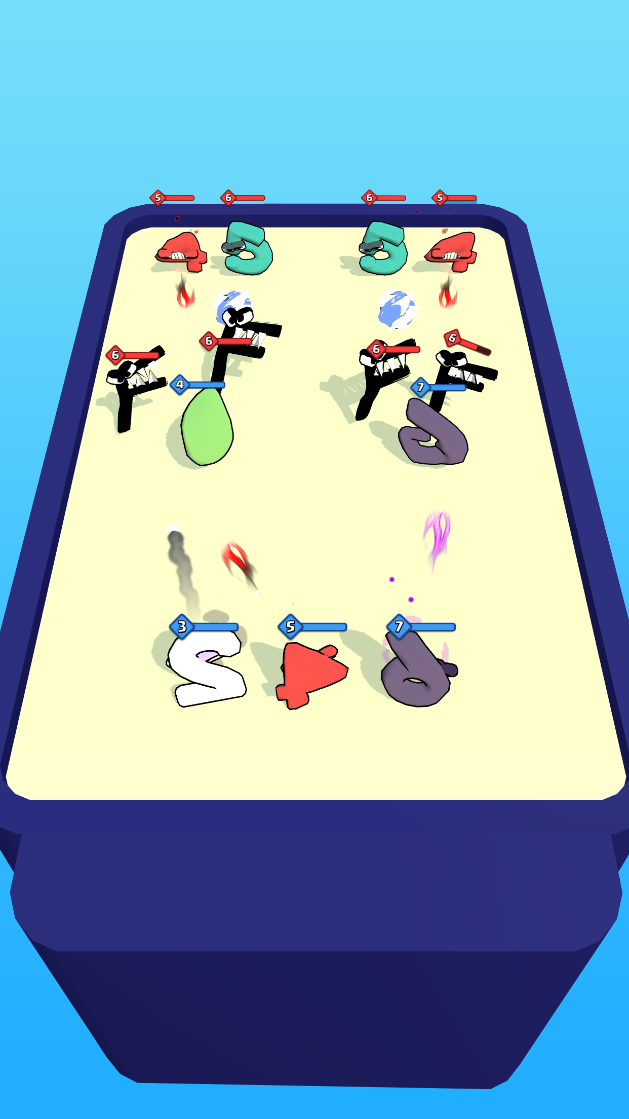 Screenshot of Merge Alphabet: Monster Fusion