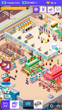 Idle Supermarket Tycoon-Shop Game Screenshot