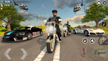Us Police Bike Cop Sim 3d Game Game Screenshot
