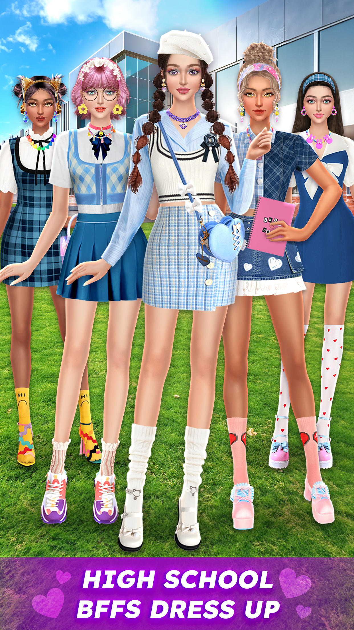 Fashion Dress Up & Makeup Girl Game Screenshot