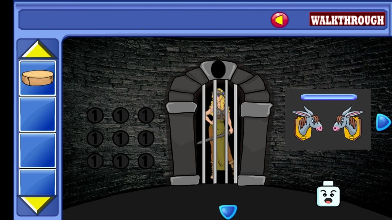 Captura de Tela do Jogo Woman Warrior Rescue From Jail