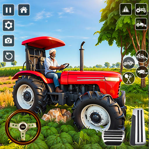 Cuplikan Layar Game Tractor Driving & Farming Game