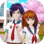 Icon of Anime School Girl Sim