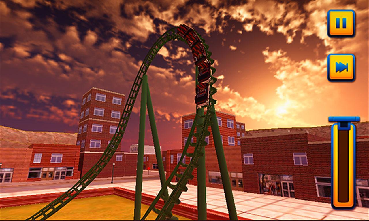 Roller Coaster 3D Simulator Game Screenshot