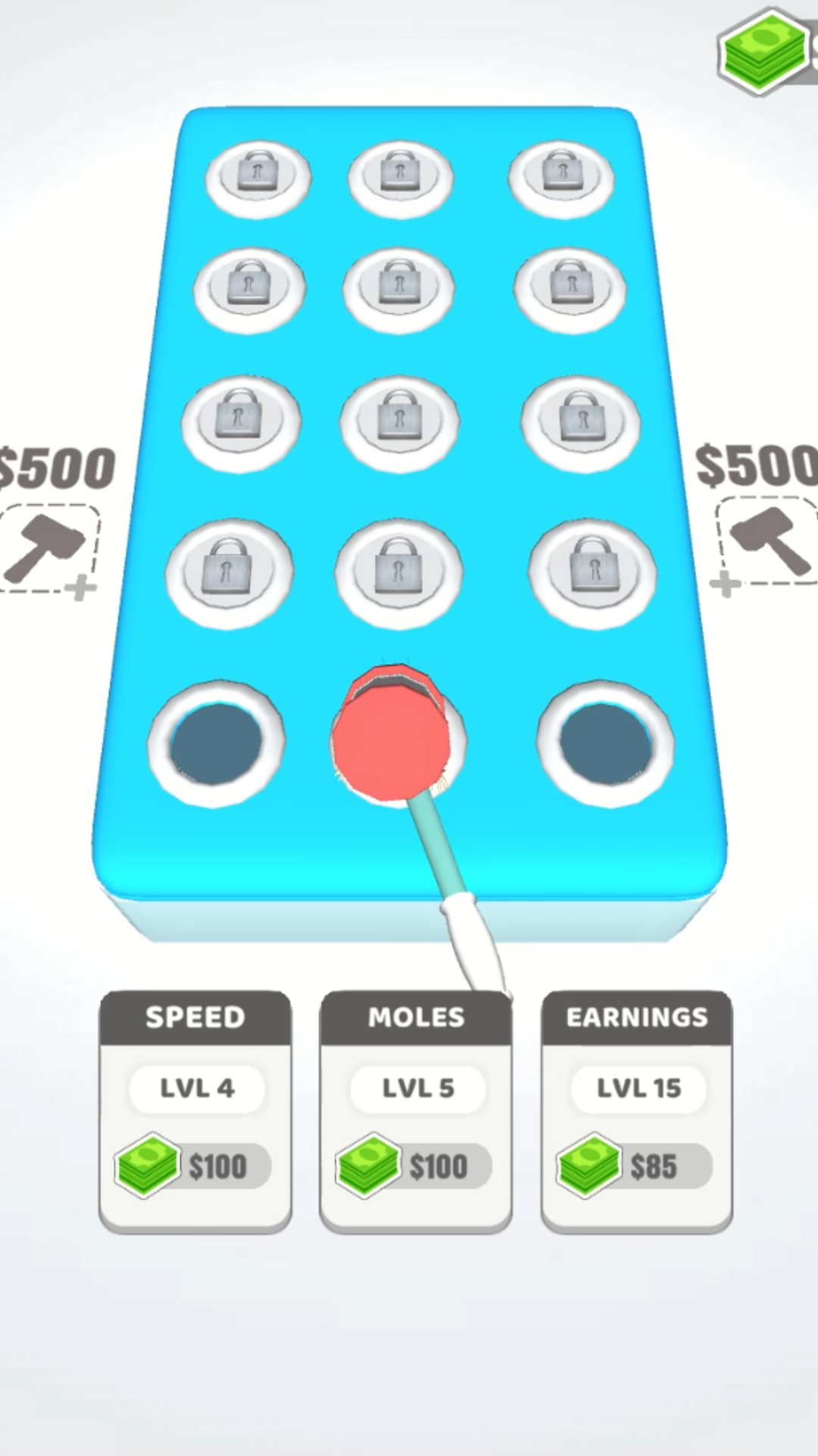 Whack a mole Game Screenshot