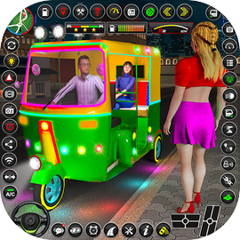 Real Rickshaw Game - Taxi Game