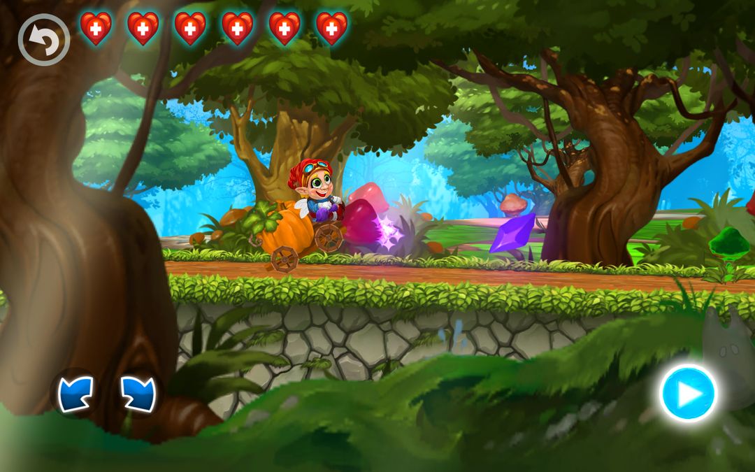 Screenshot of Fun Kid Racing Magic Forest