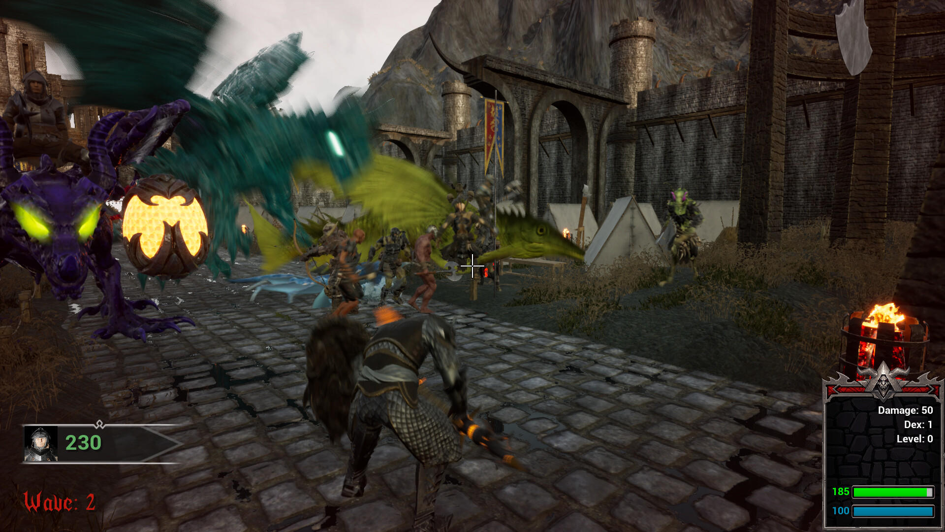 Screenshot of DDR Defenders Dragons Riders
