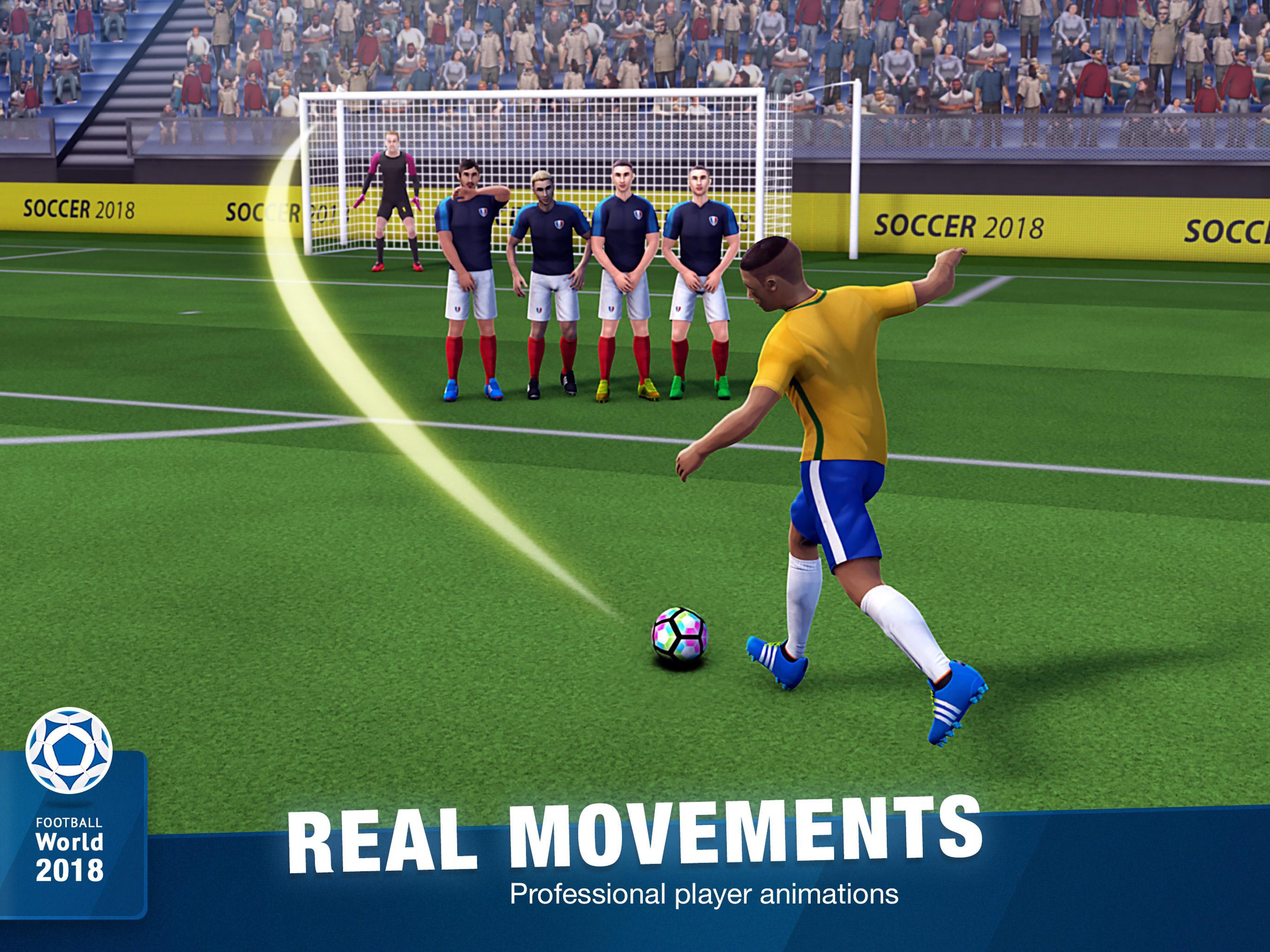 Скриншот игры FreeKick Soccer 2021