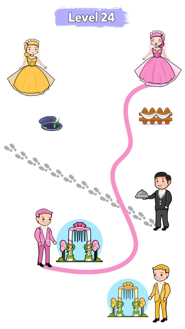 Wedding Rish Rash Wedding Rush: Home Draw Puzzle android iOS apk download for free-TapTap