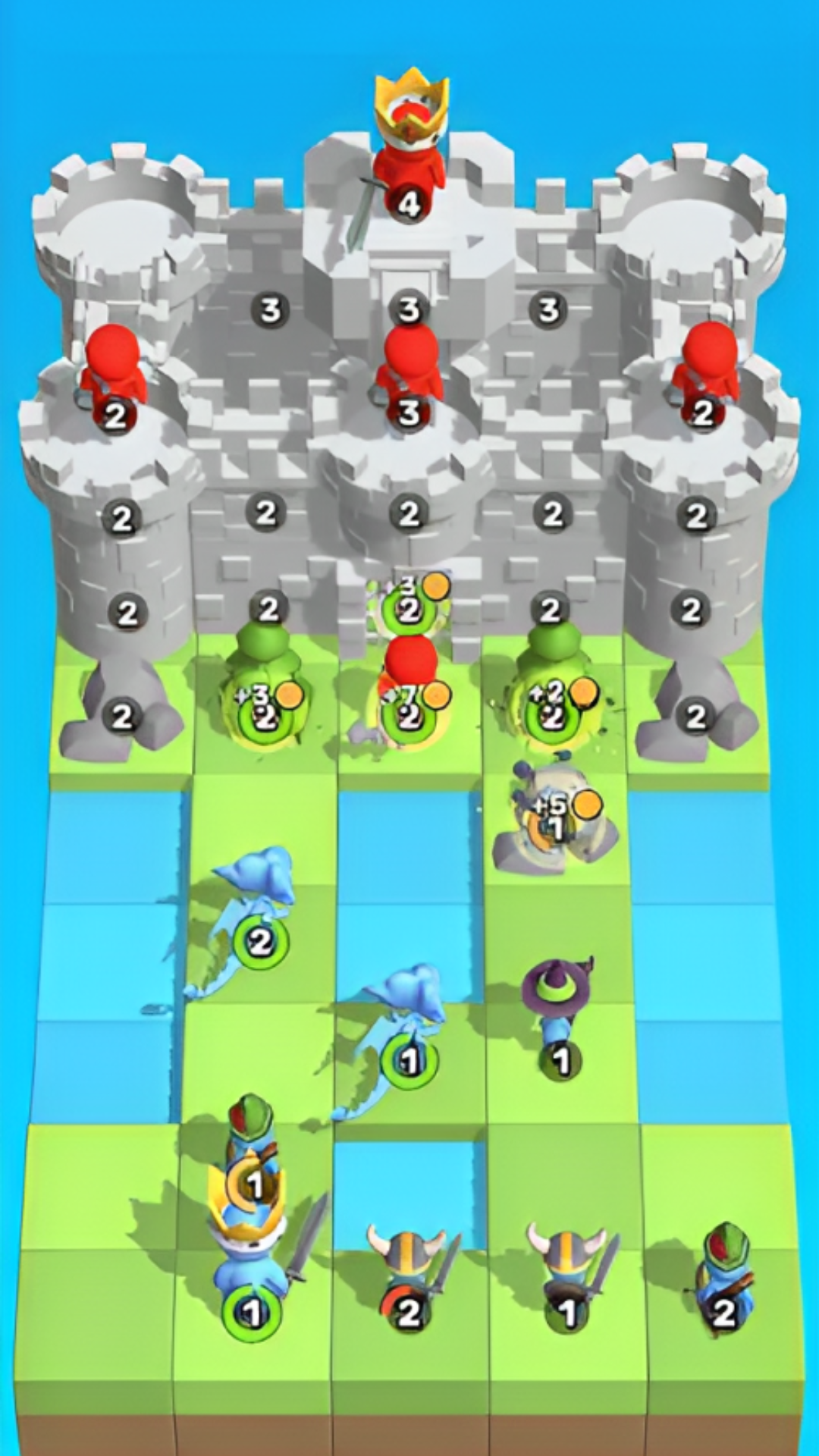 Screenshot 4 of Idle Castle War- Merge Warrior 