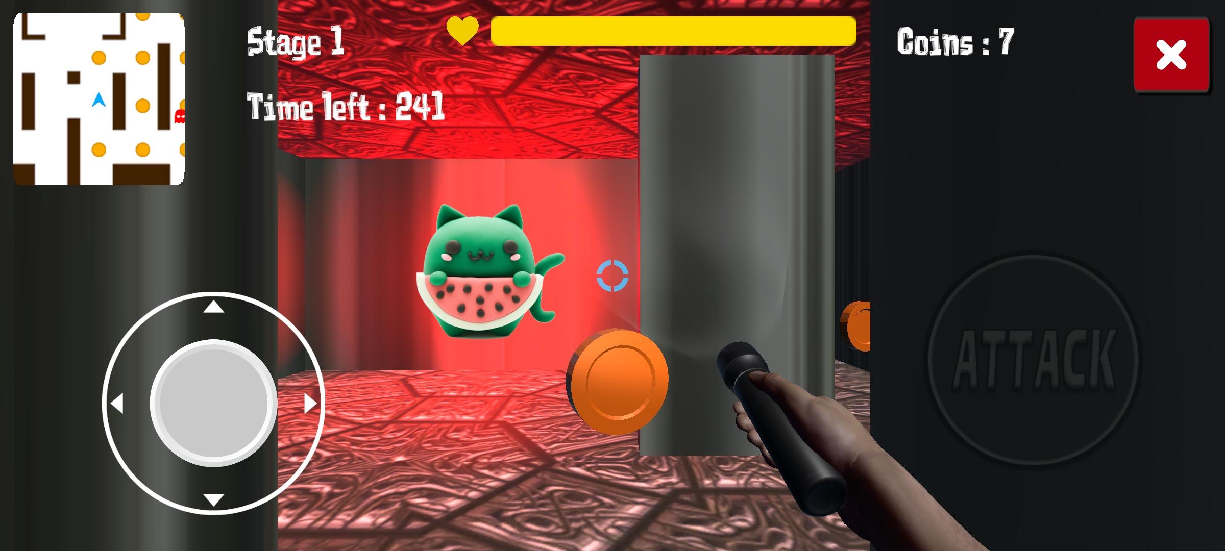 Cuplikan Layar Game Pocong Watermelon Scary Meme