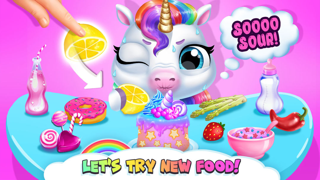 Screenshot of My Baby Unicorn - Pony Care