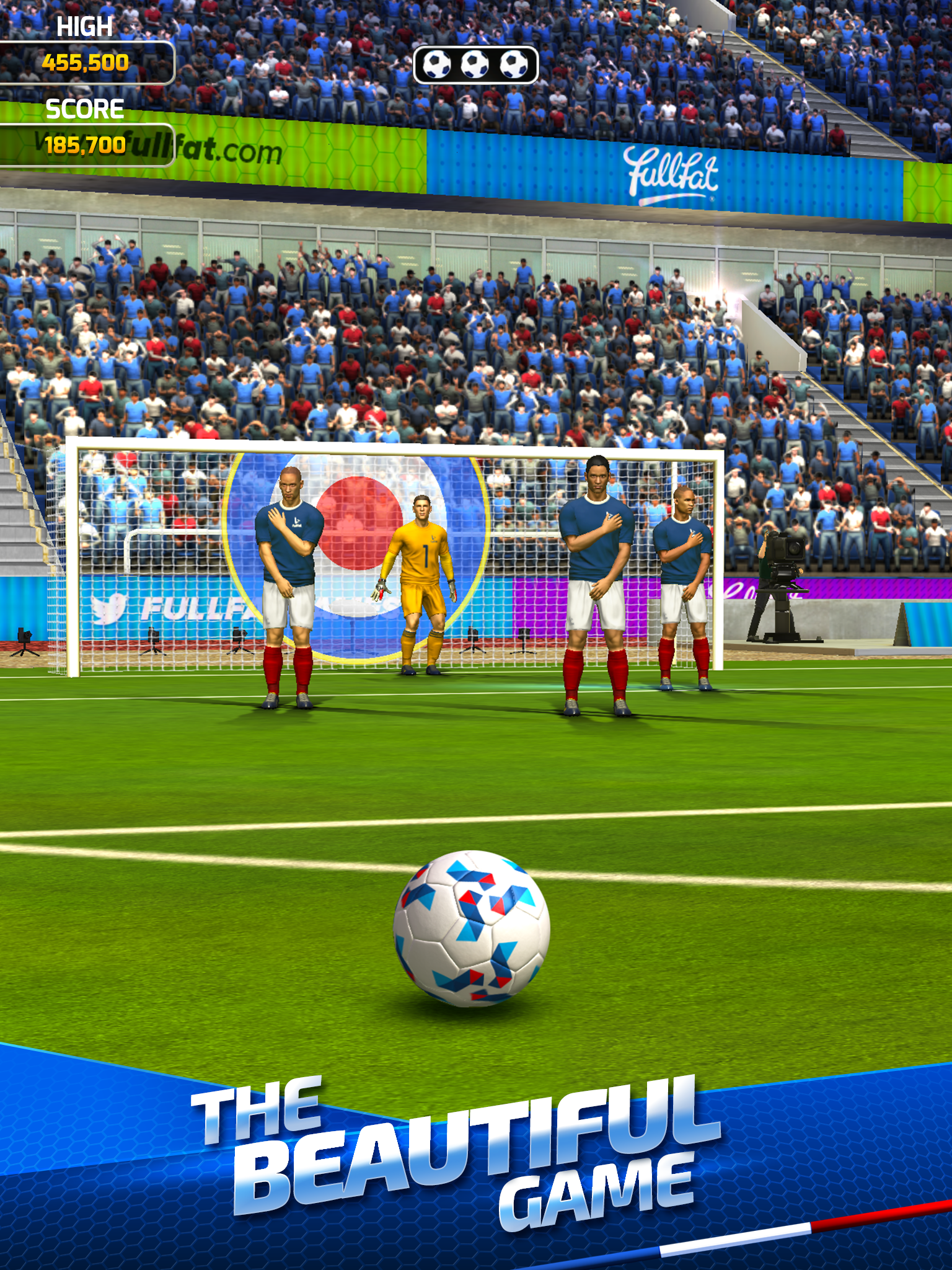 Скриншот игры Flick Soccer France 2016