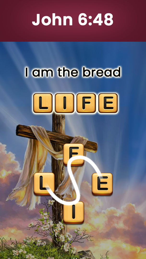 Screenshot of Bible Word Puzzle - Word Games