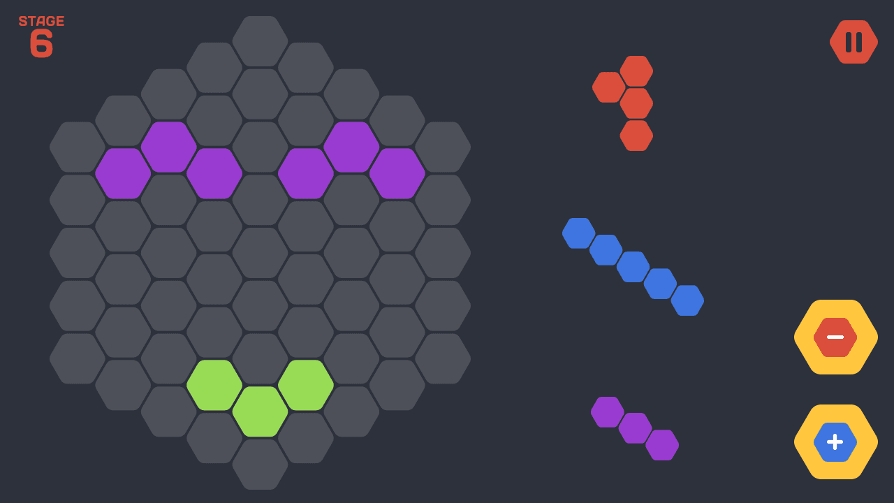 Hexa Block King Game Screenshot