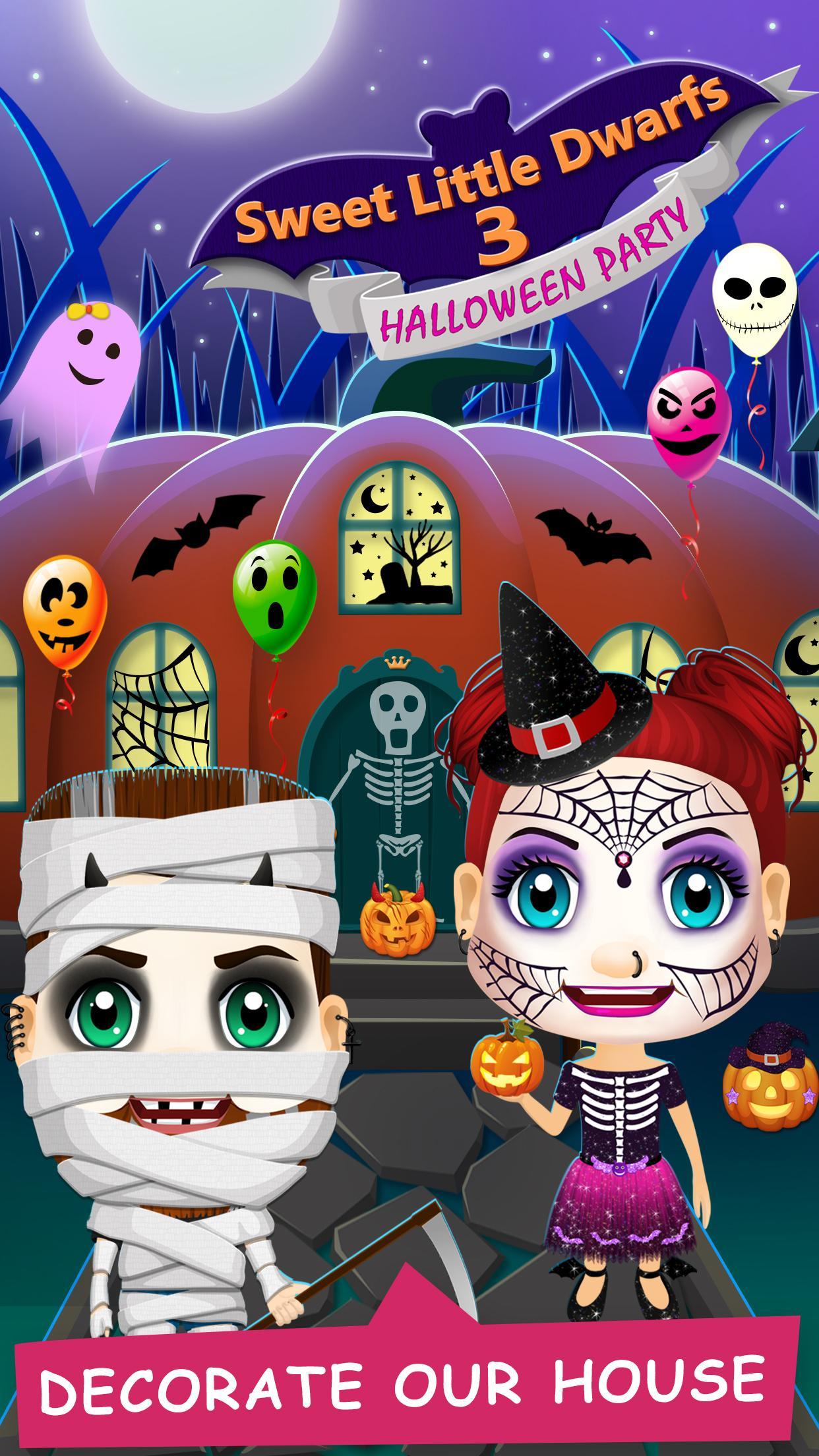 Sweet Little Dwarfs Halloween screenshot game