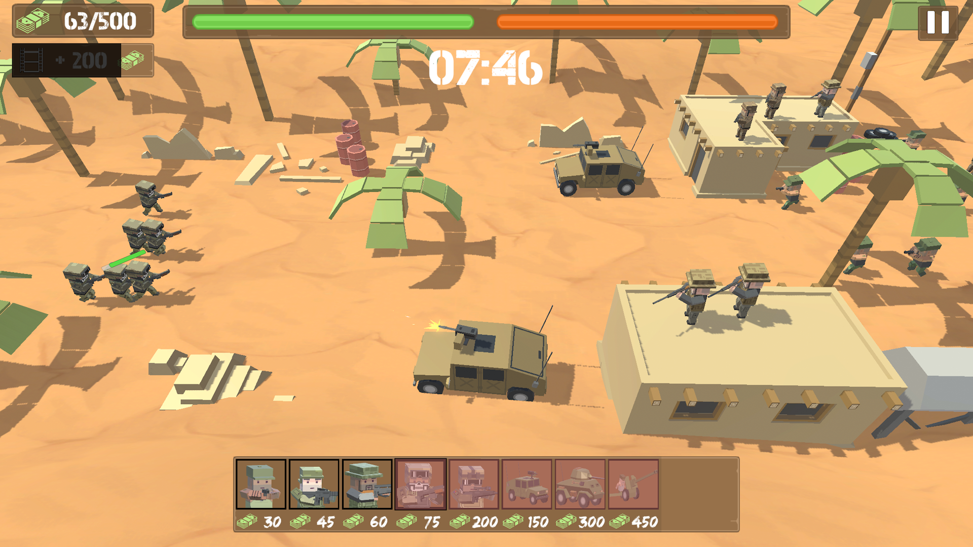 Border Wars: Army Simulator Game Screenshot