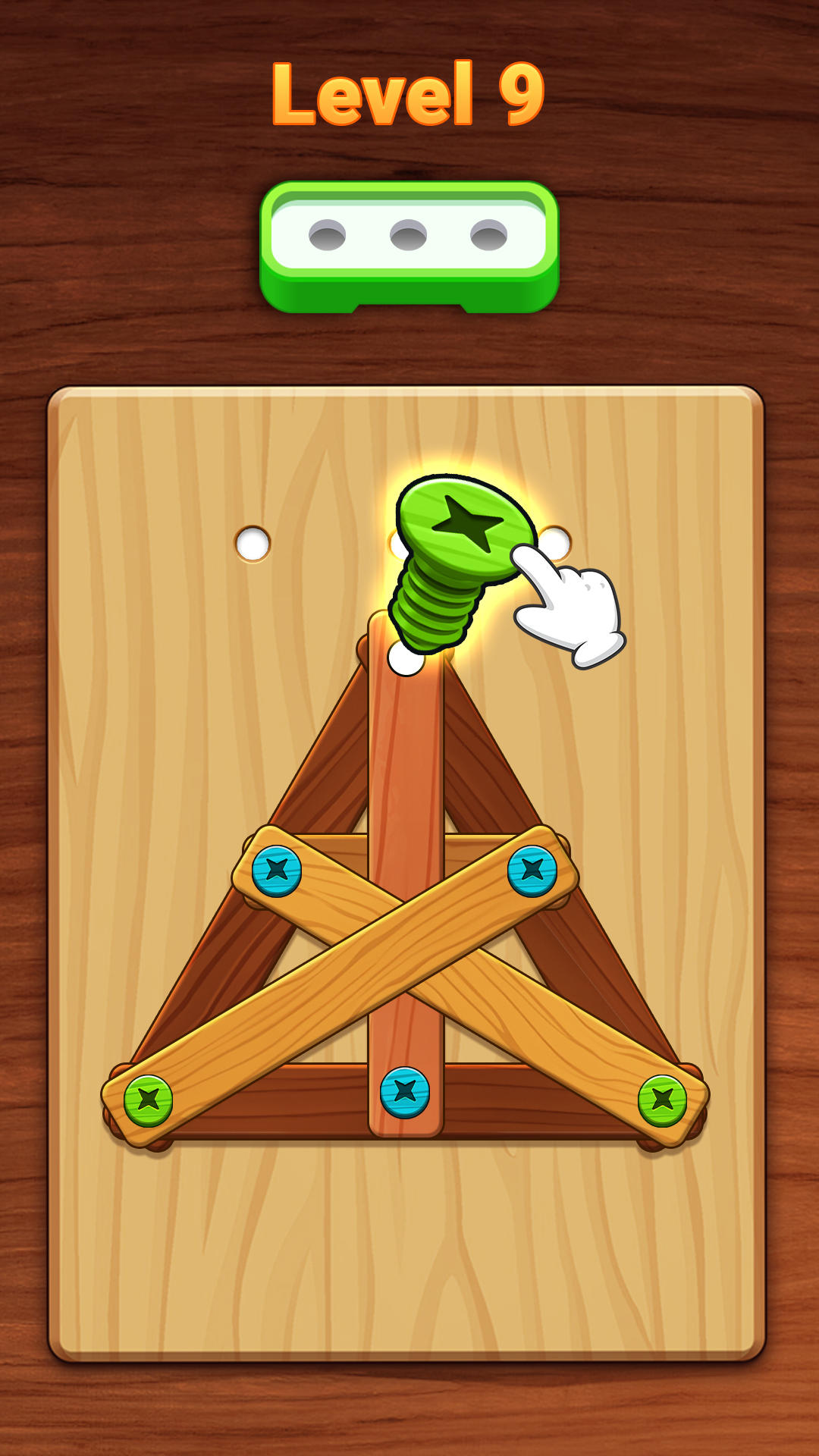 Color Wood Screw Game Screenshot