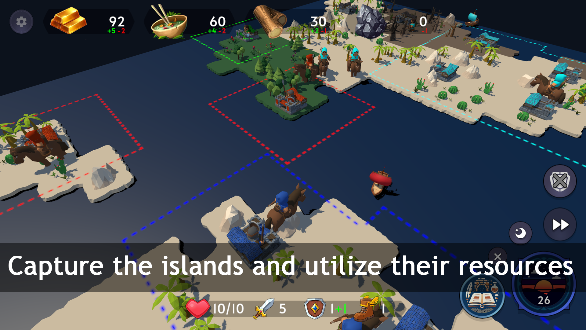 Tribal Forts: Turn-Based 게임 스크린샷