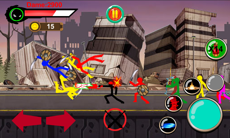 Stickman Slayer ゲームのスクリーンショット