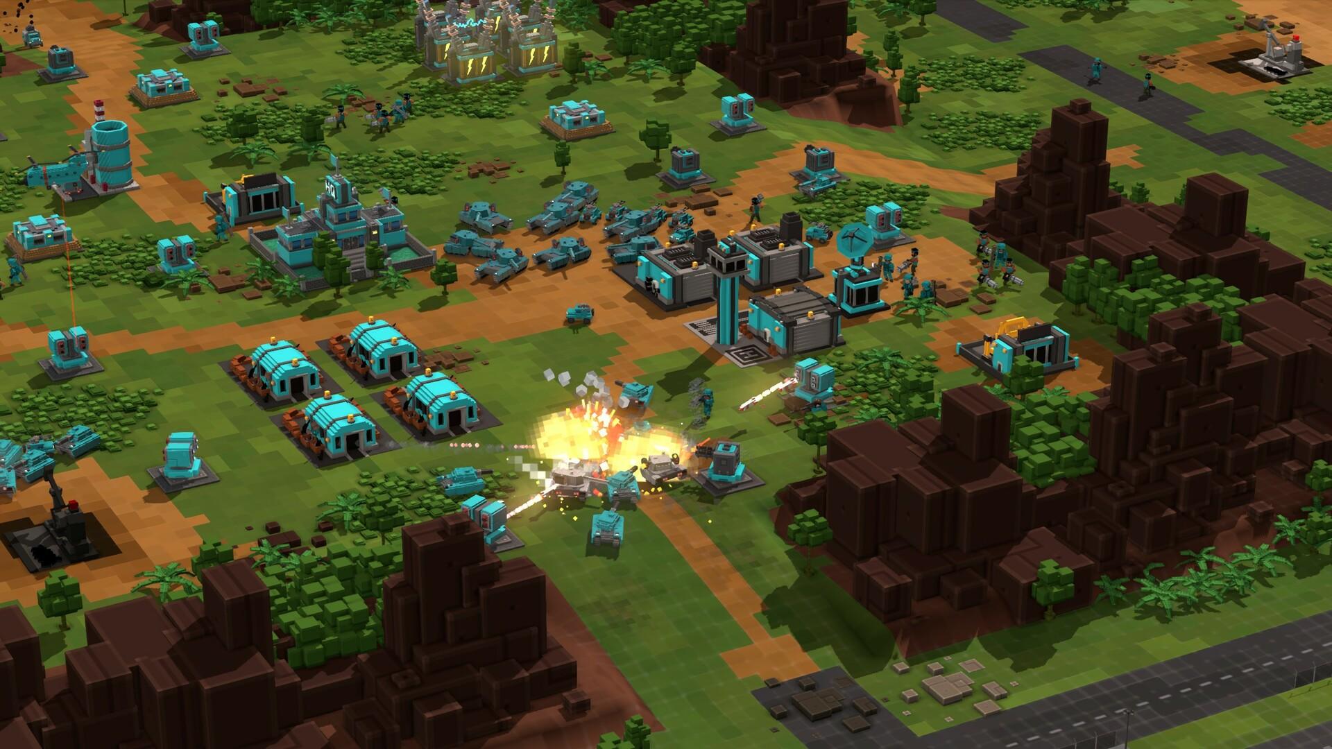 9-Bit Armies: A Bit Too Far screenshot game
