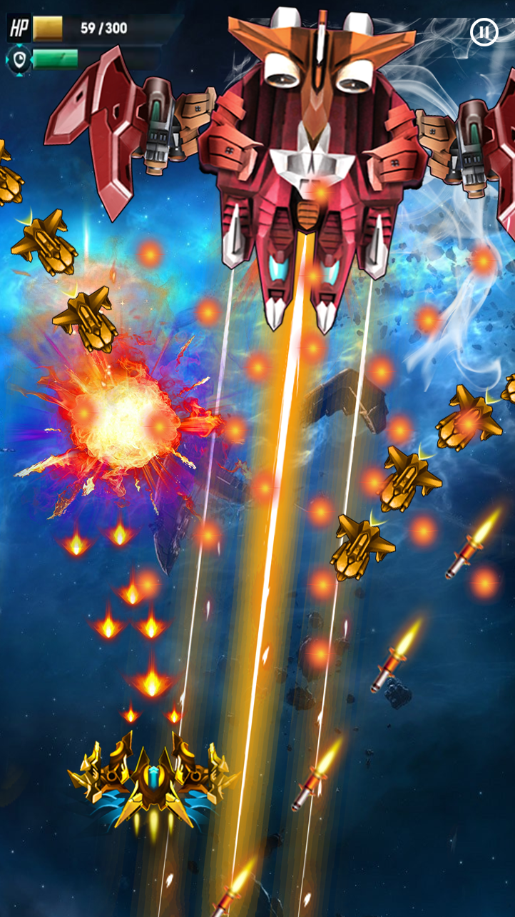 Galaxy Attack : Space Shooter 게임 스크린 샷