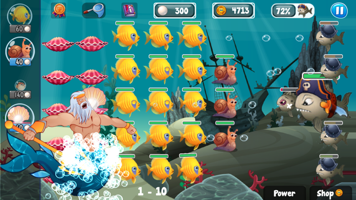 Cuplikan Layar Game Fish vs Pirates