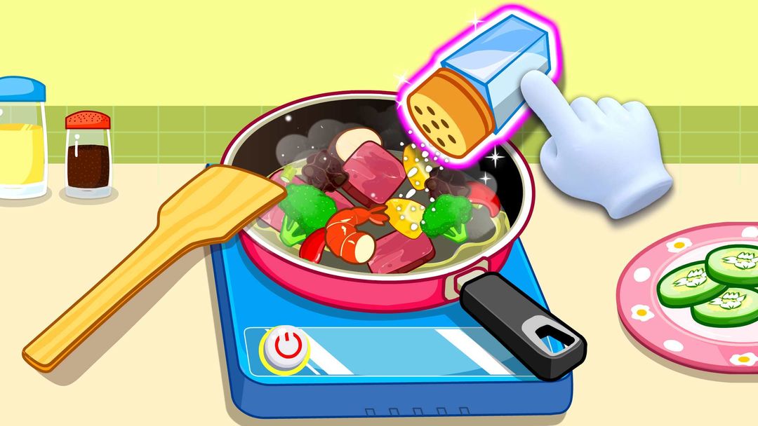 귀염이 주방놀이-어린이 요리놀이 게임 스크린 샷
