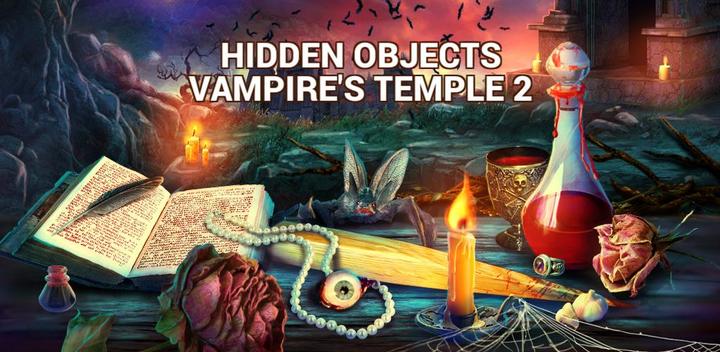 Banner of Hidden Objects Vampires Temple 