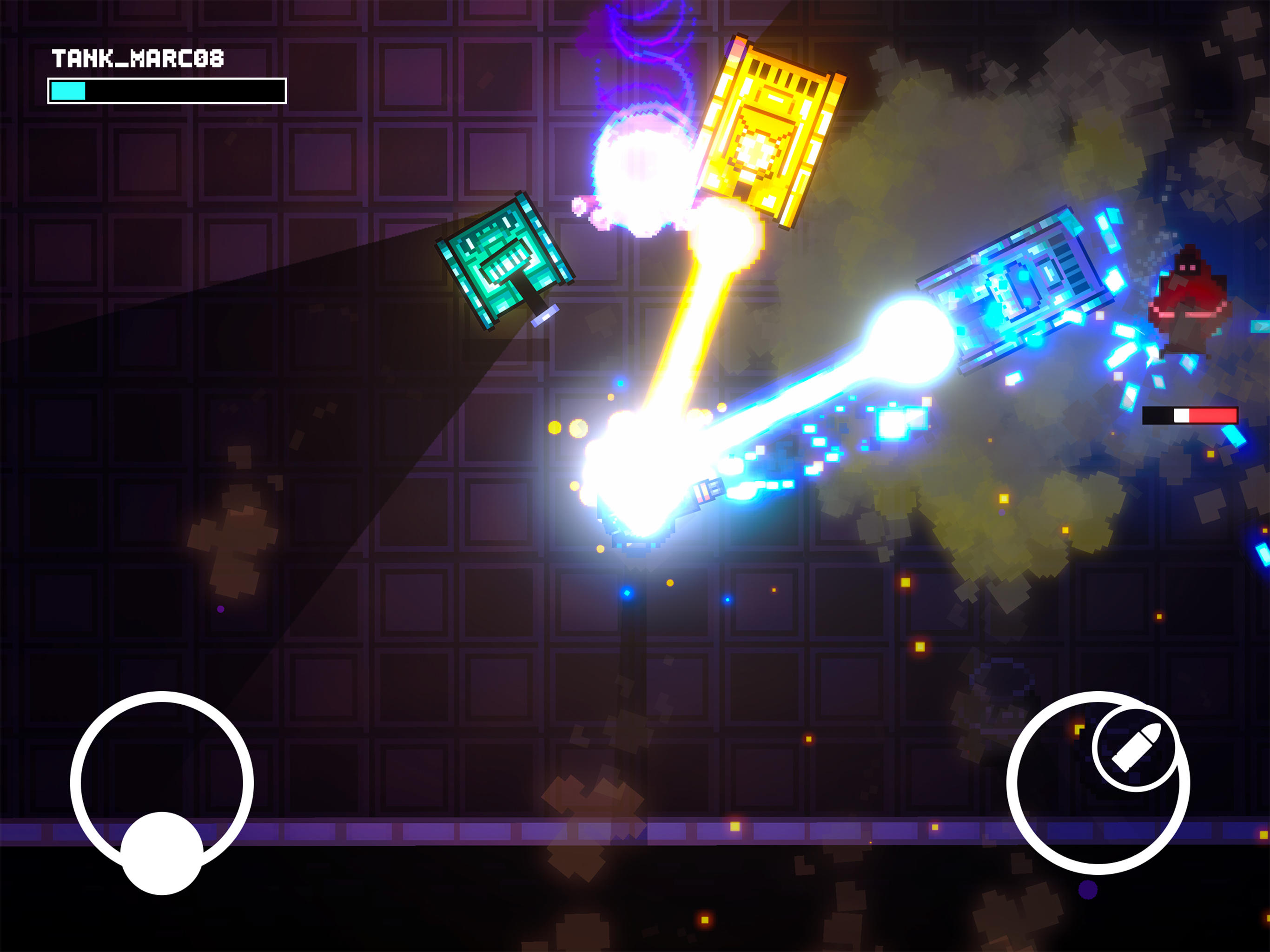 Laser Tanks: Pixel RPG Game Screenshot