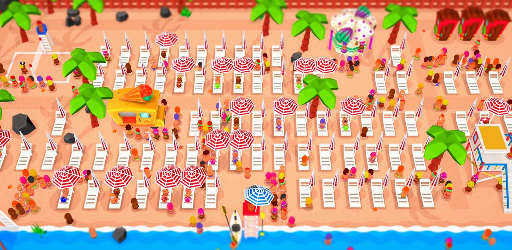 Beach Club Tycoon : Idle Game 게임 스크린 샷